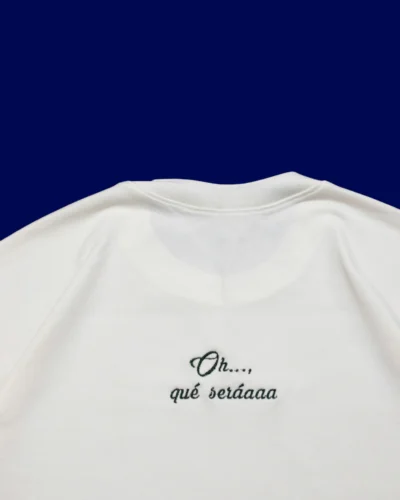 Camiseta Oh qué será blanca